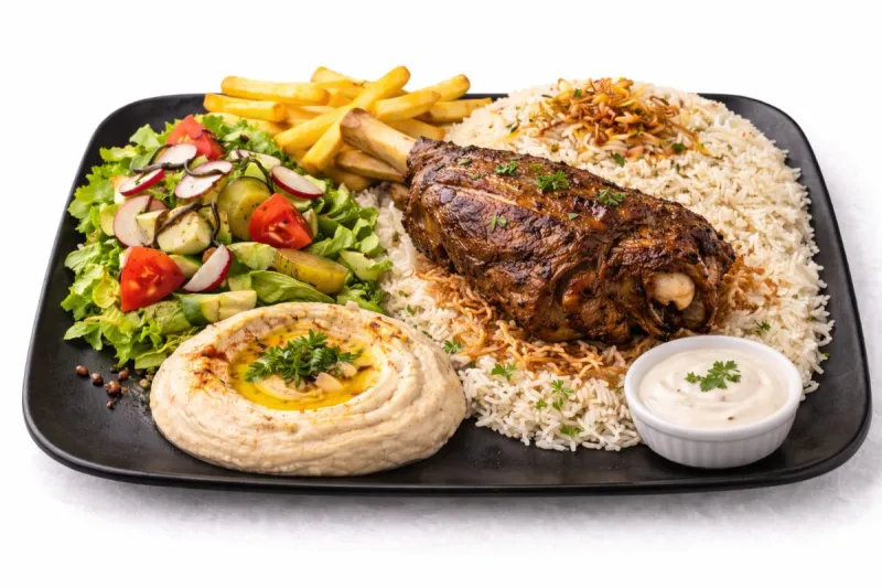 Roasted Lamb Shank Plate